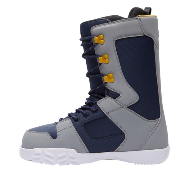 DC Mens Phase Lace Snowboard Boots US 7M EU 39 Navy Grey NIB - Picture 2 of 13